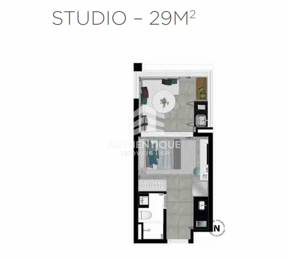 Apartamento, 1 quarto, 29 m² - Foto 32