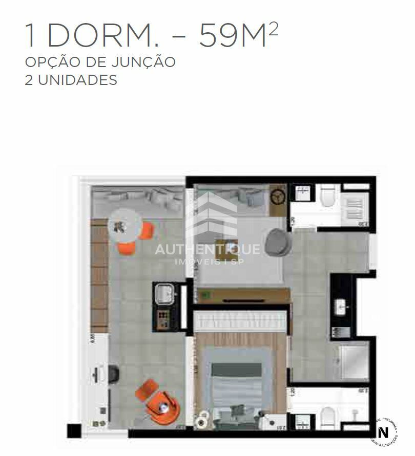 Apartamento, 1 quarto, 29 m² - Foto 28