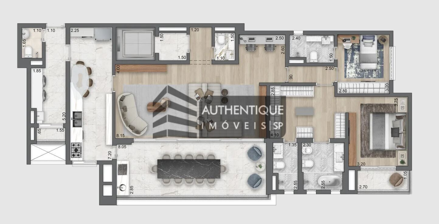 Apartamento à venda com 3 quartos, 170m² - Foto 11