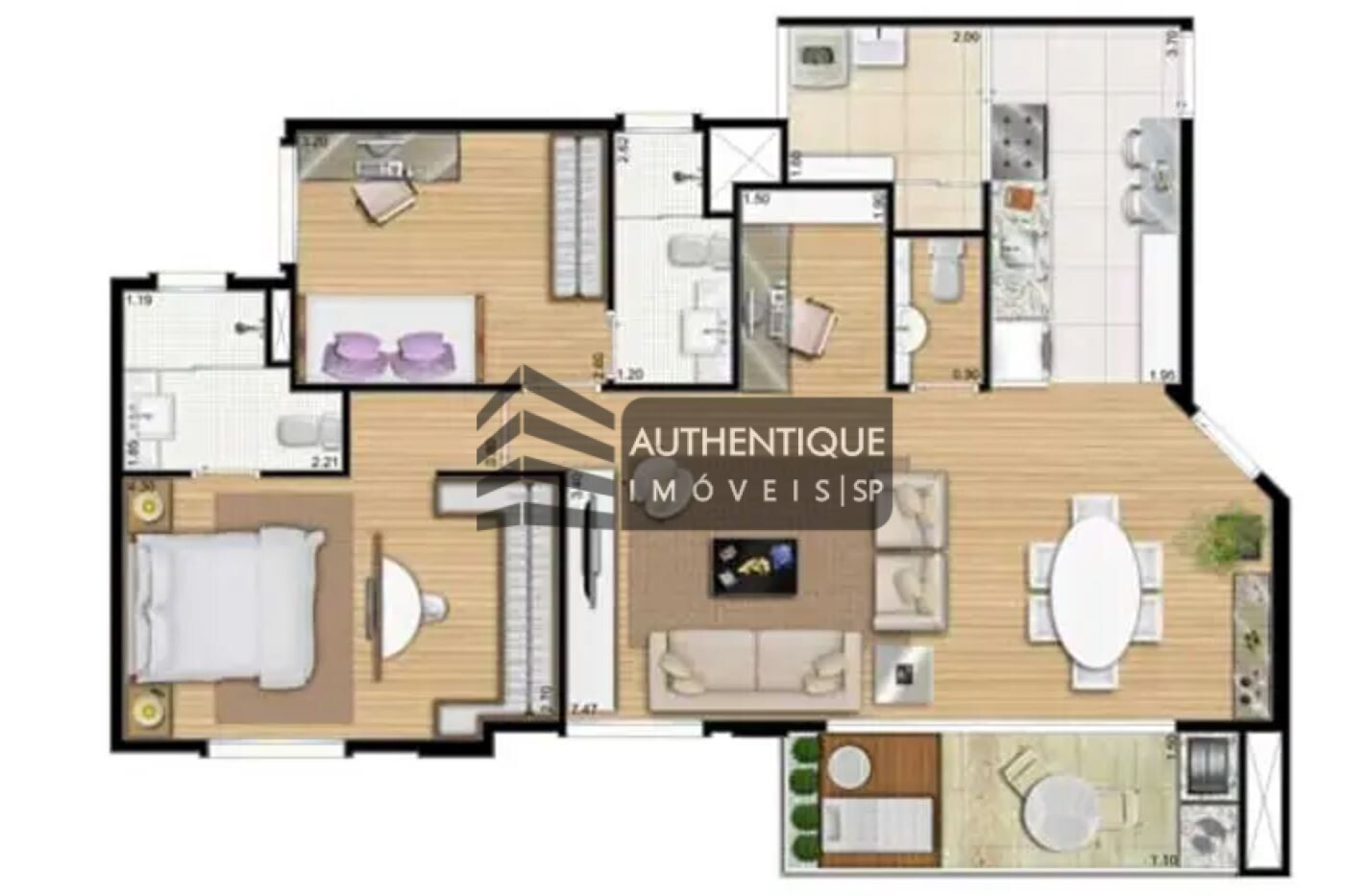 Apartamento à venda com 1 quarto, 85m² - Foto 11