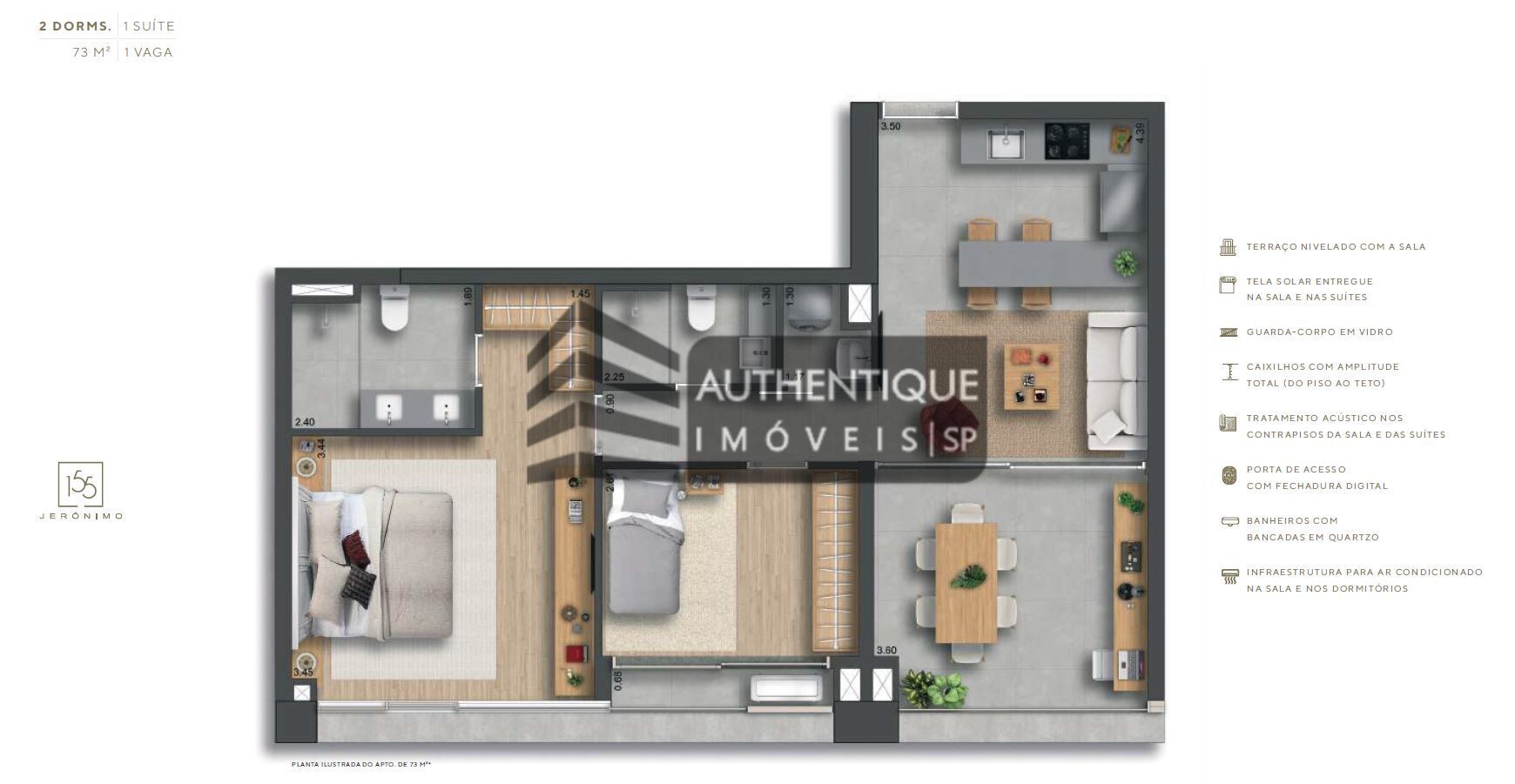 Apartamento à venda com 2 quartos, 74m² - Foto 30