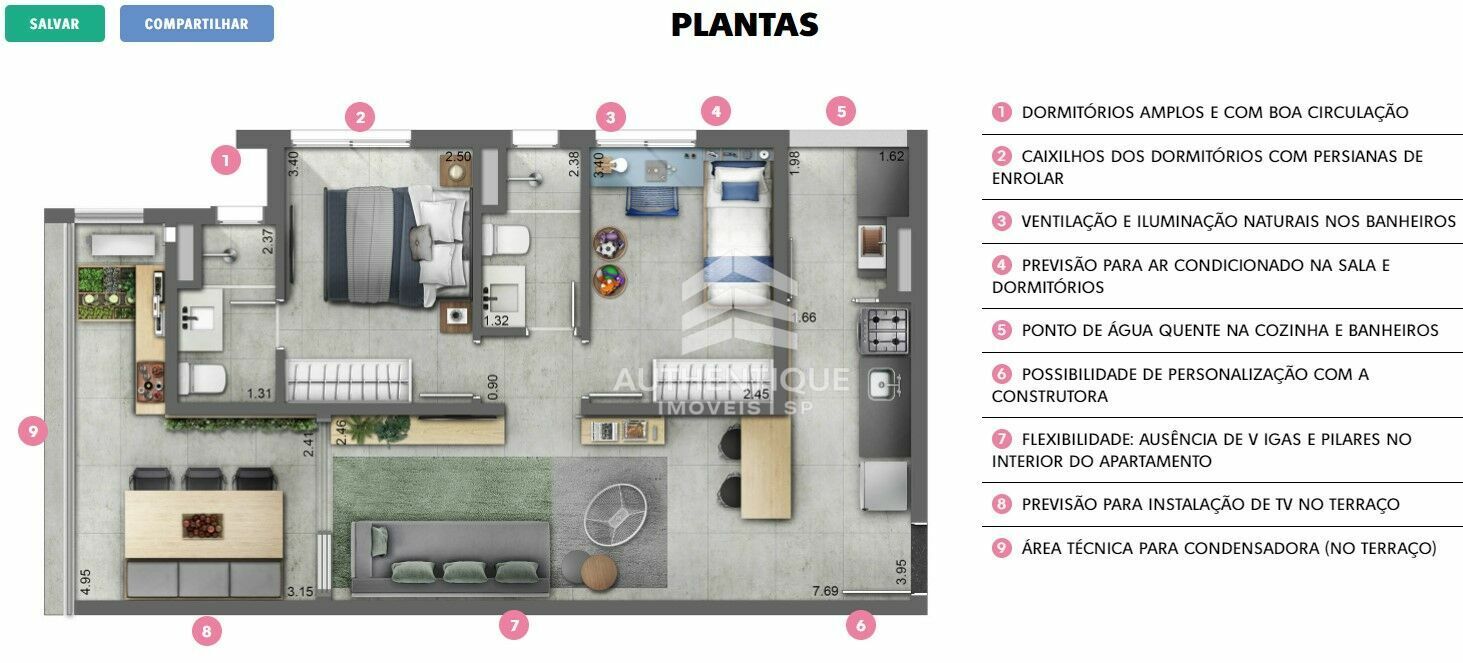 Apartamento, 2 quartos, 69 m² - Foto 23