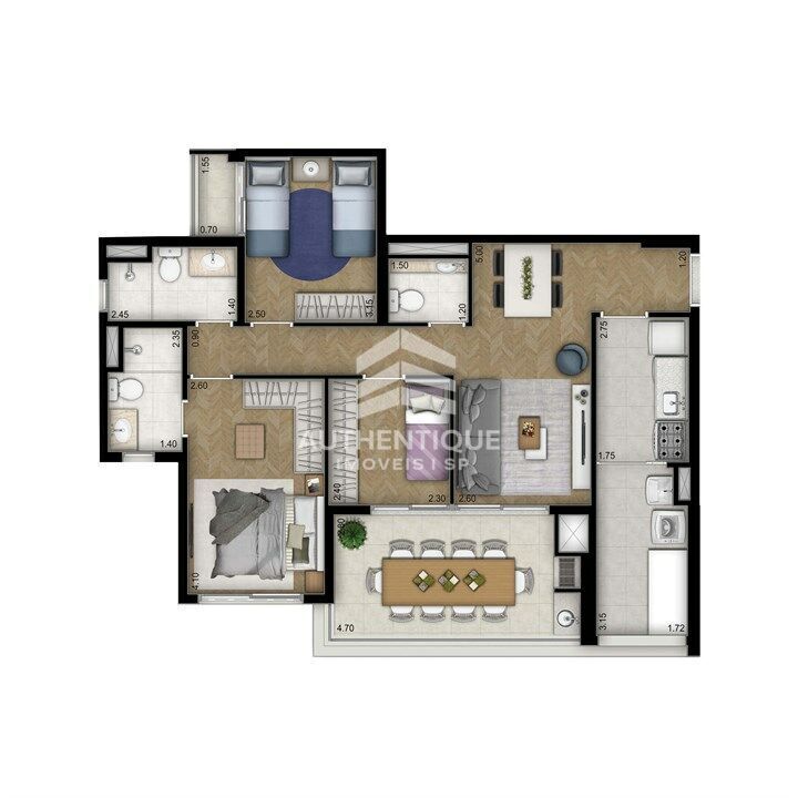 Apartamento, 2 quartos, 88 m² - Foto 26