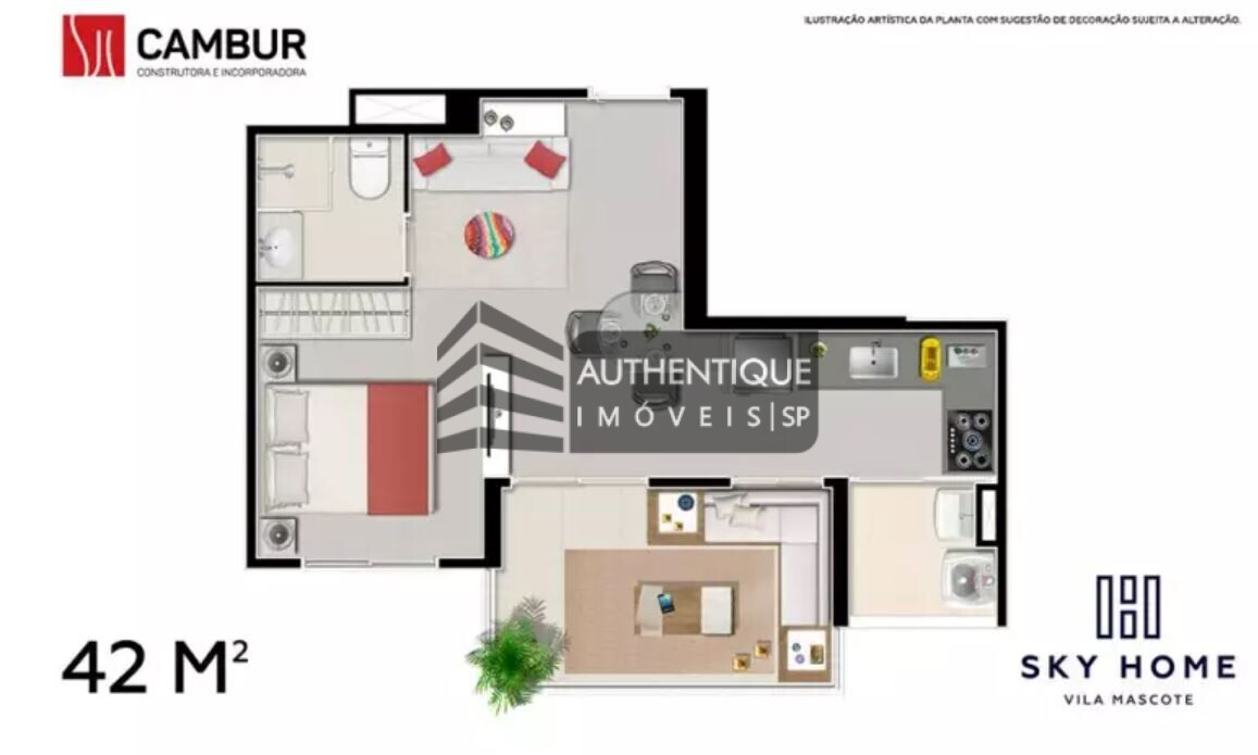 Apartamento à venda com 1 quarto, 42m² - Foto 16