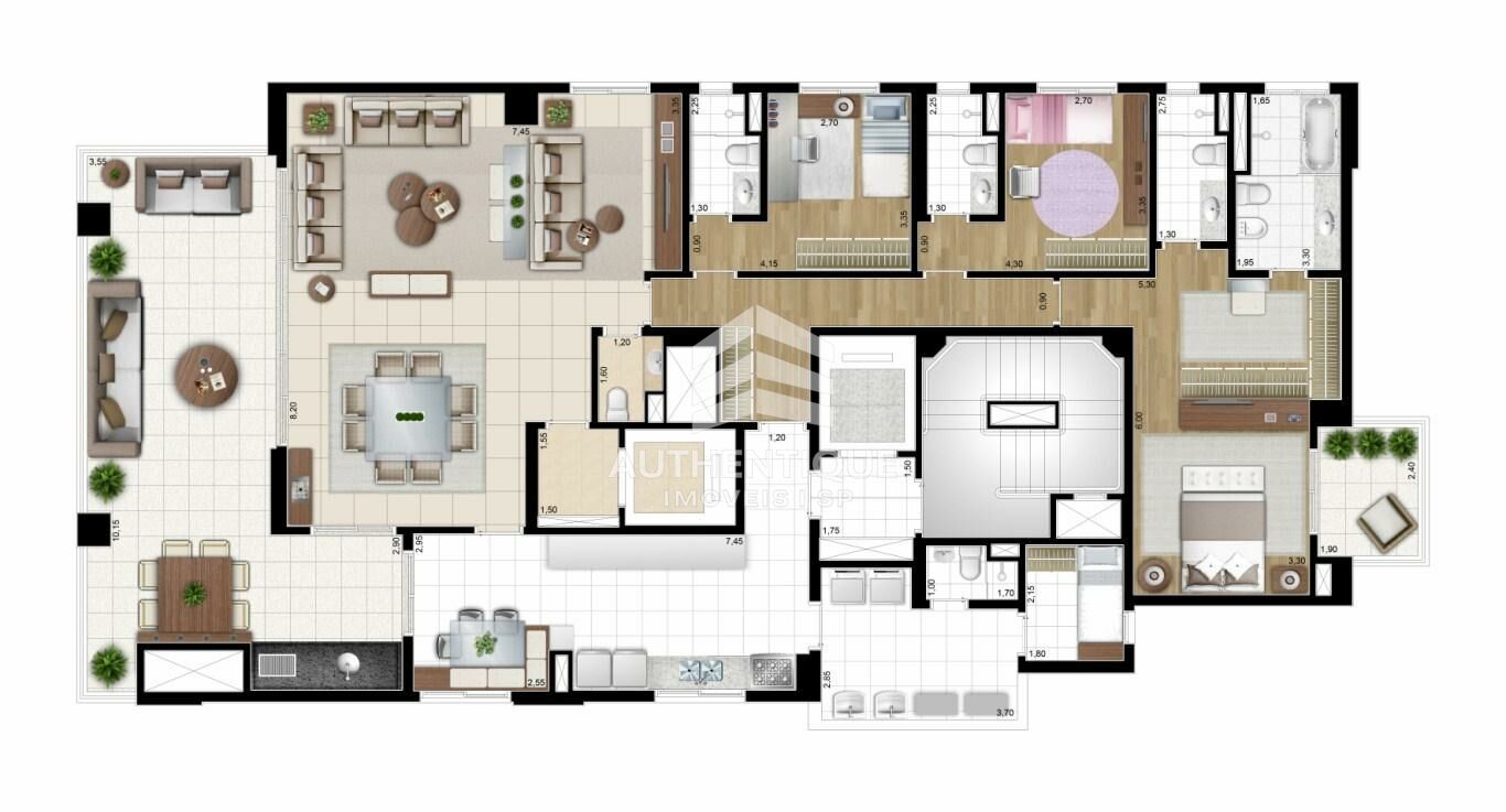 Apartamento, 4 quartos, 246 m² - Foto 7