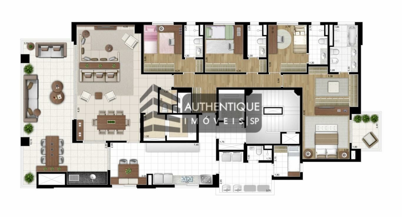 Apartamento à venda com 4 quartos, 246m² - Foto 8