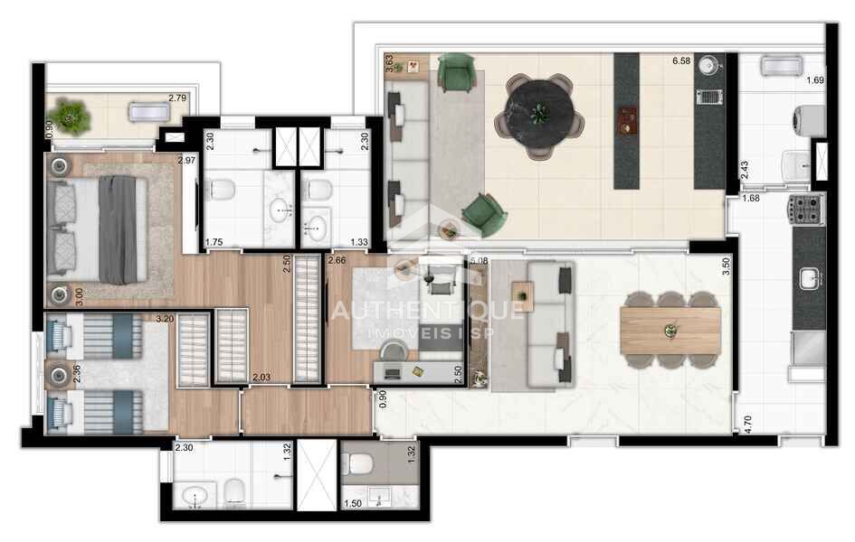 Apartamento, 2 quartos, 121 m² - Foto 35