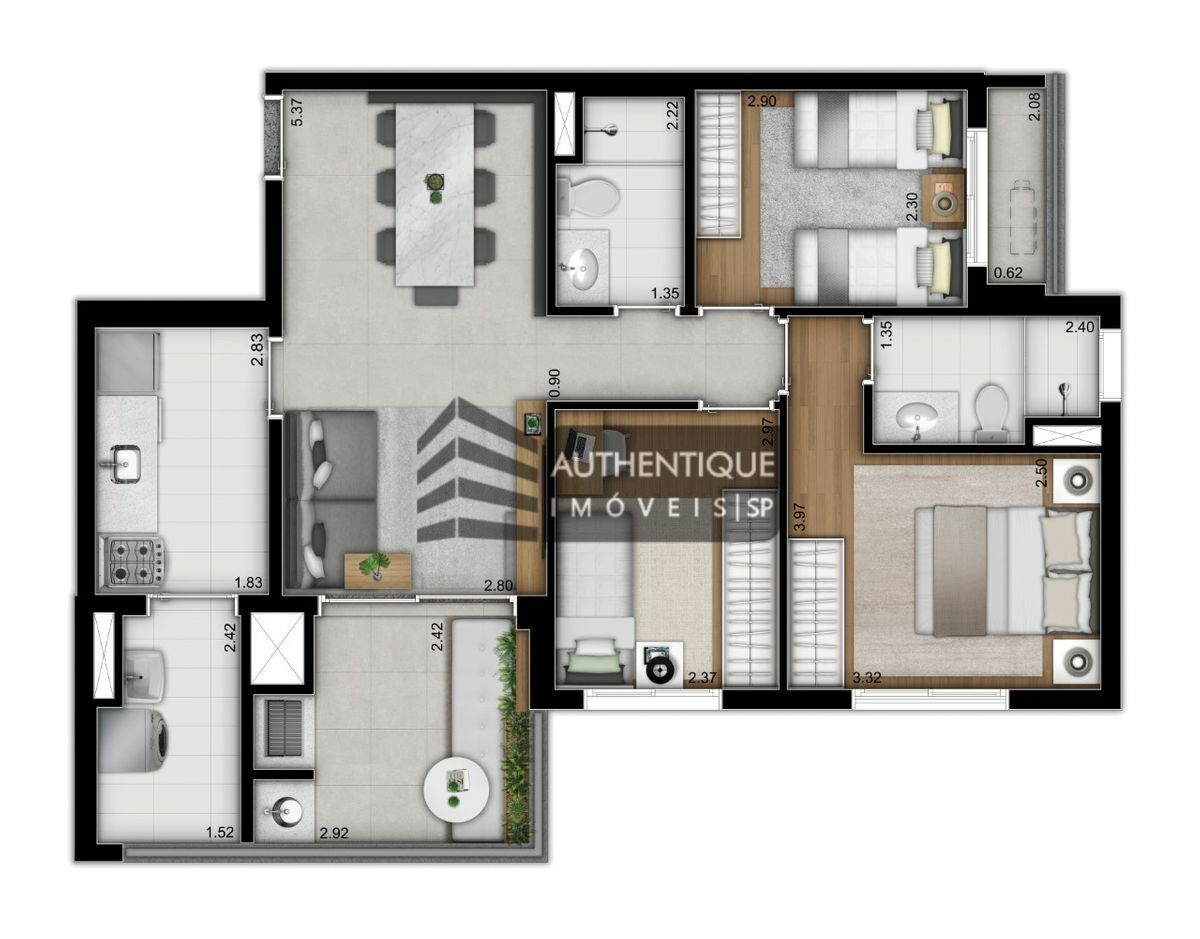 Apartamento à venda com 3 quartos, 78m² - Foto 16