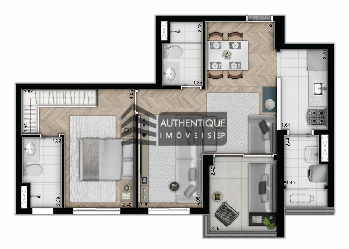 Apartamento à venda com 3 quartos, 78m² - Foto 19