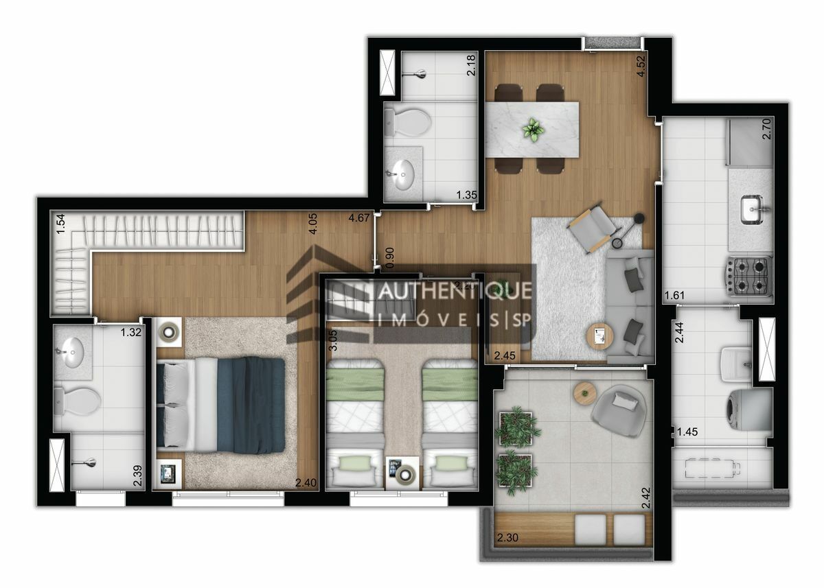 Apartamento à venda com 3 quartos, 78m² - Foto 22