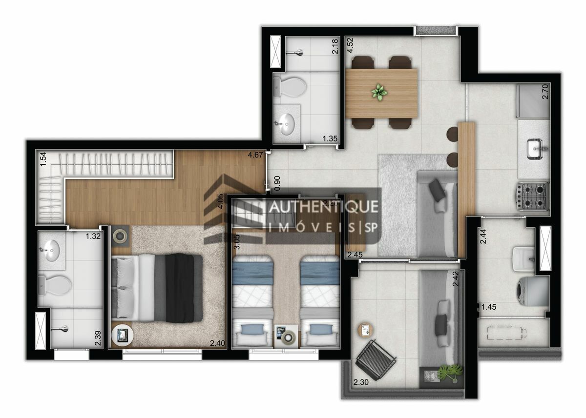 Apartamento à venda com 3 quartos, 78m² - Foto 20