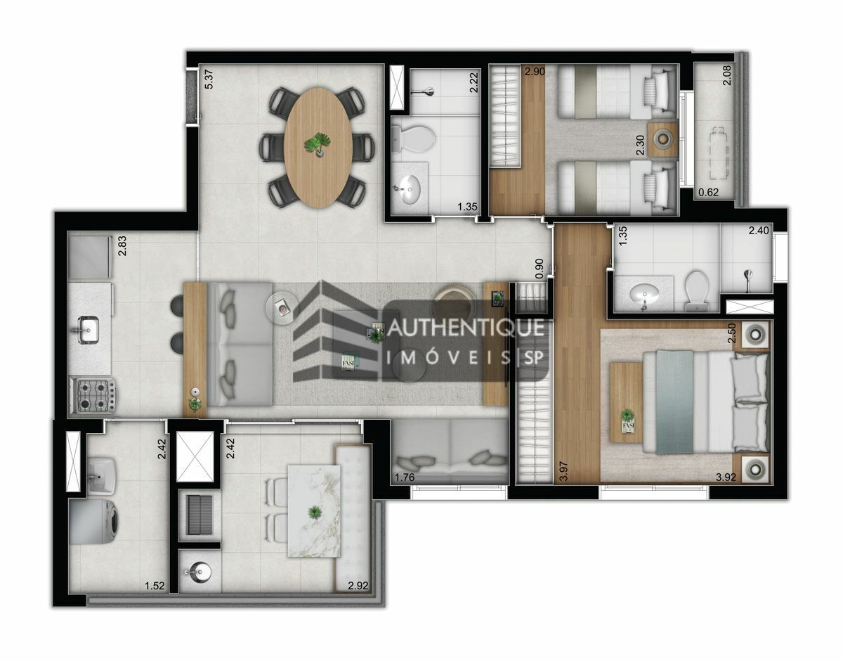 Apartamento à venda com 3 quartos, 78m² - Foto 15