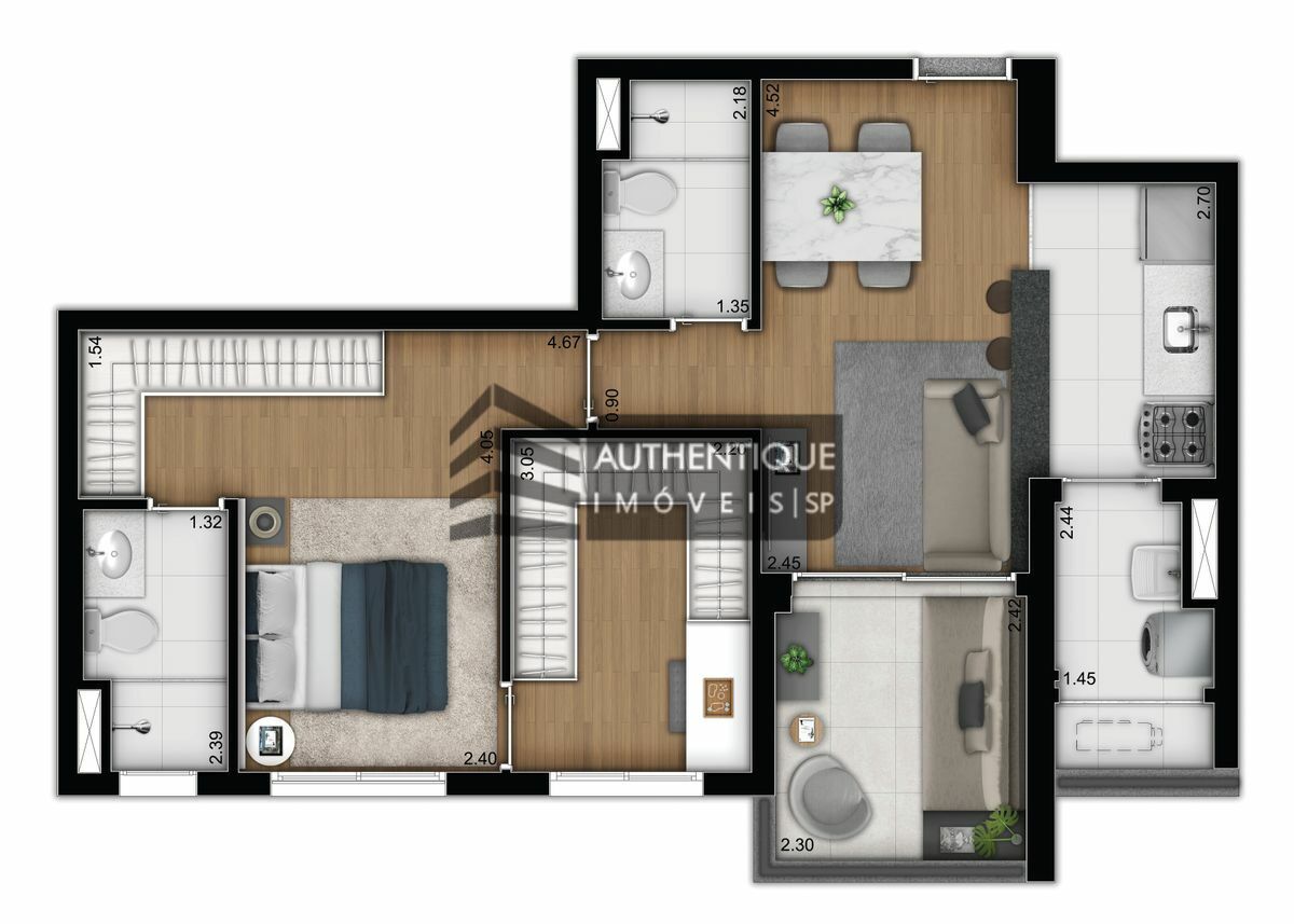 Apartamento à venda com 3 quartos, 78m² - Foto 21