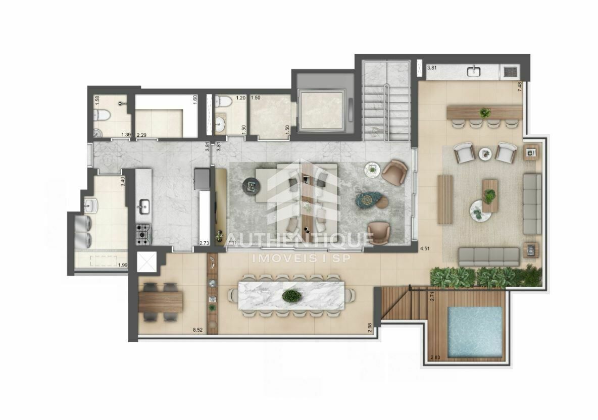 Apartamento, 3 quartos, 123 m² - Foto 40