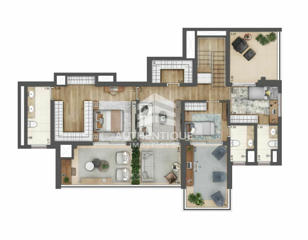 Apartamento, 3 quartos, 123 m² - Foto 37