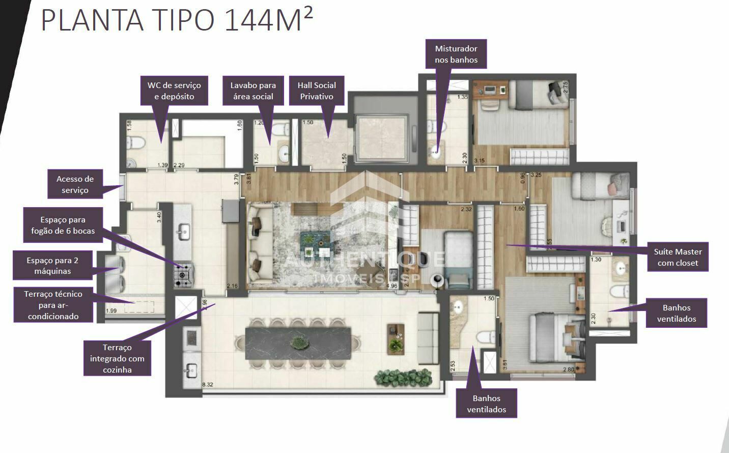Apartamento, 3 quartos, 123 m² - Foto 36