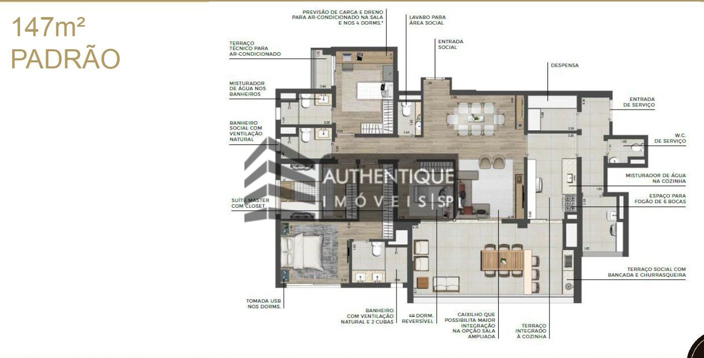 Apartamento à venda com 3 quartos, 147m² - Foto 54