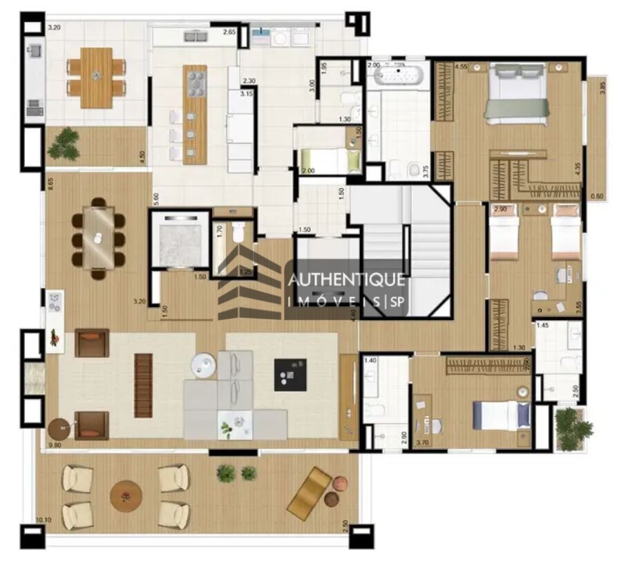 Apartamento à venda com 3 quartos, 240m² - Foto 24