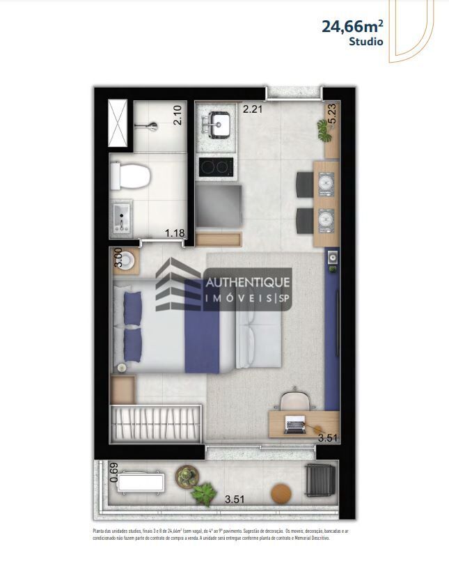 Apartamento à venda com 2 quartos, 51m² - Foto 19