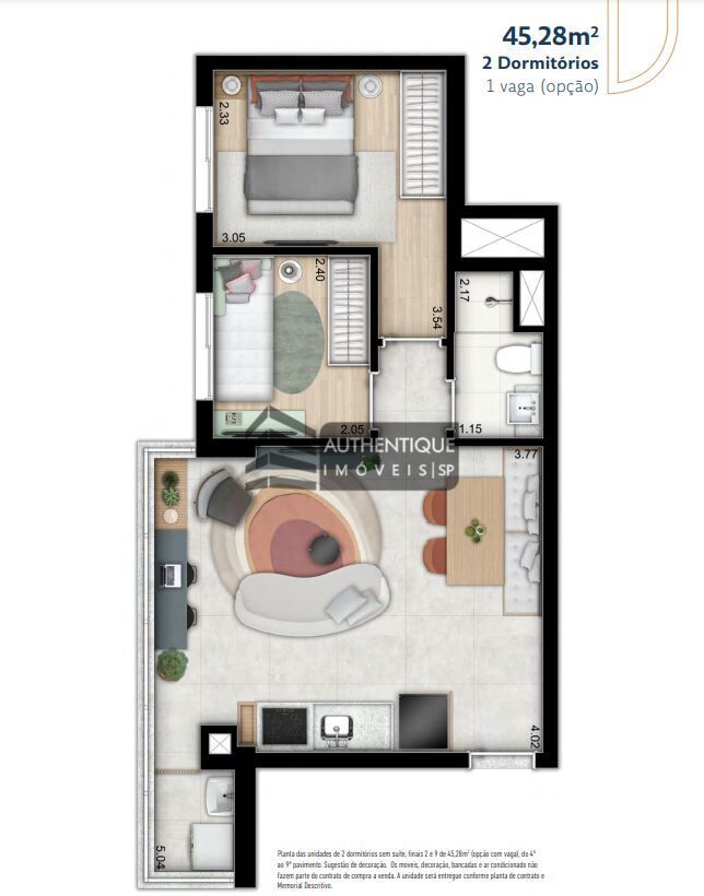 Apartamento à venda com 2 quartos, 51m² - Foto 23