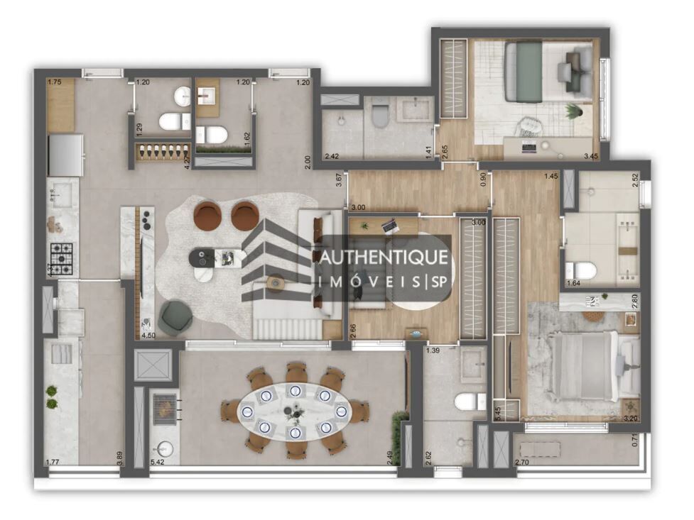 Apartamento, 3 quartos, 139 m² - Foto 43