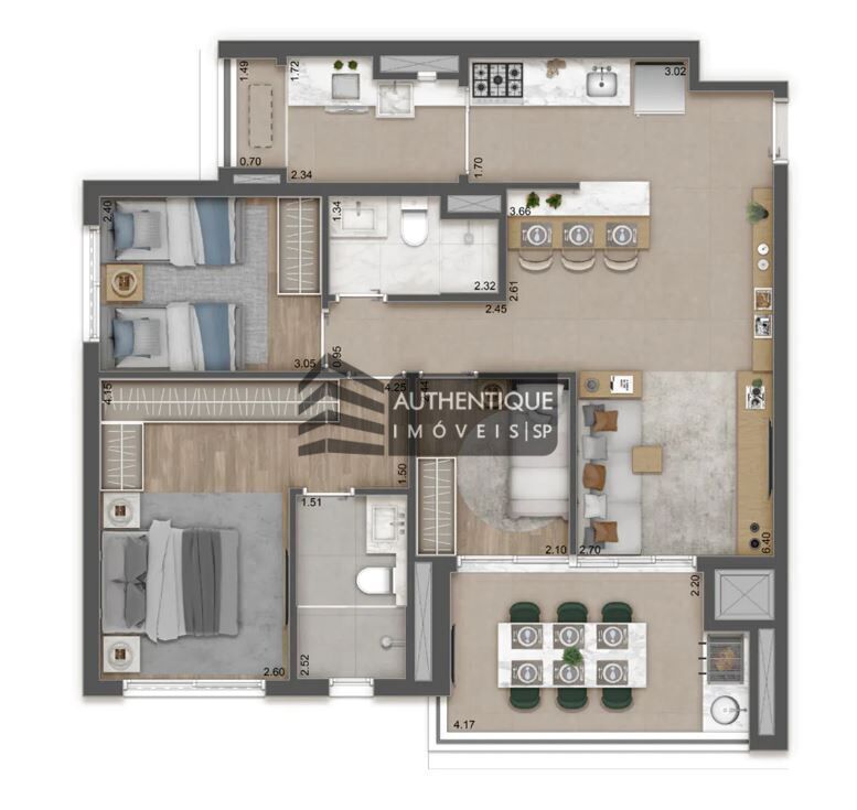 Apartamento, 3 quartos, 139 m² - Foto 40