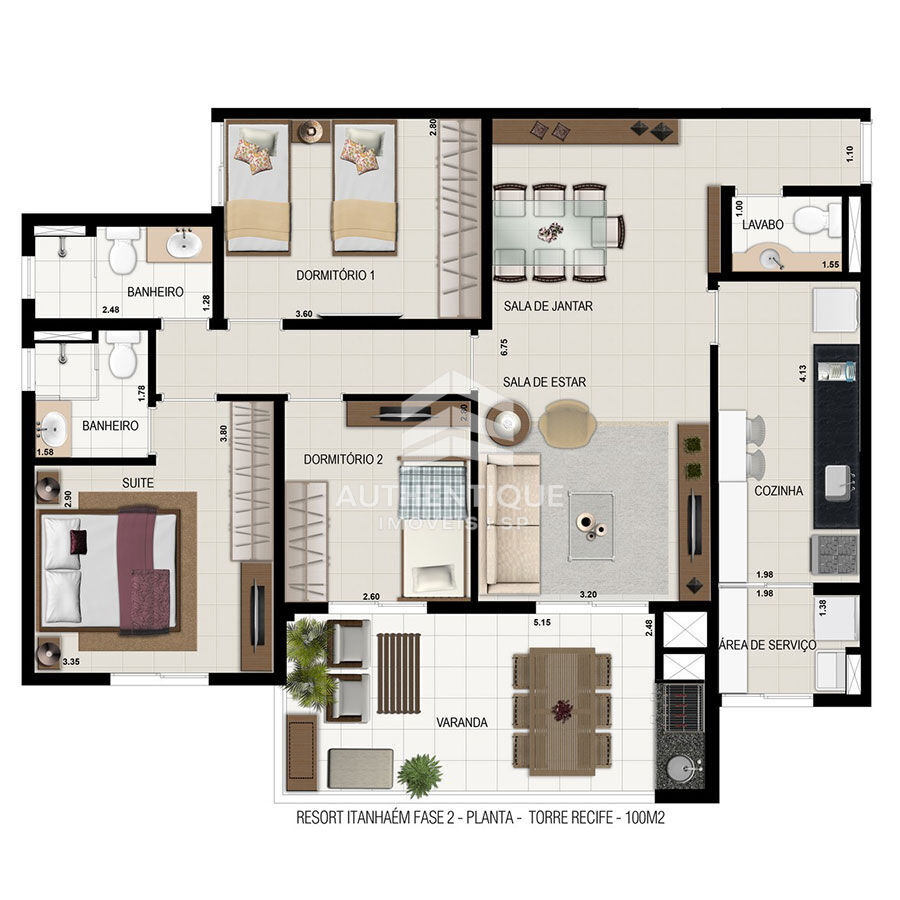 Apartamento, 2 quartos, 98 m² - Foto 14