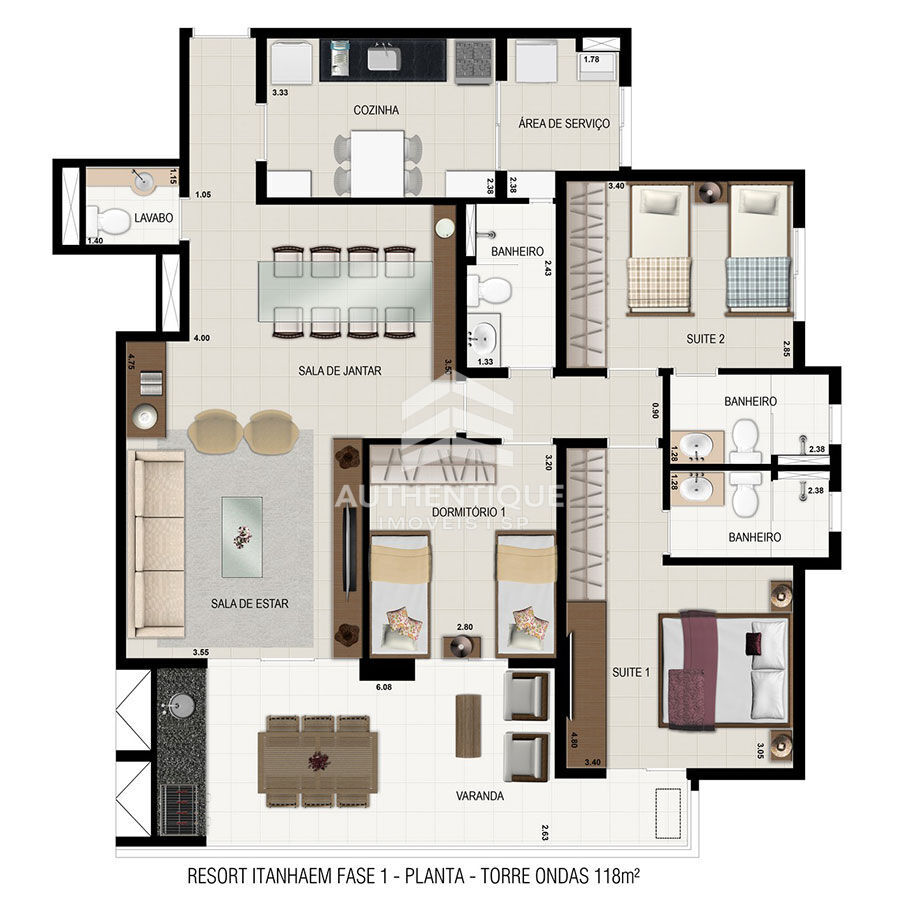 Apartamento, 2 quartos, 98 m² - Foto 15