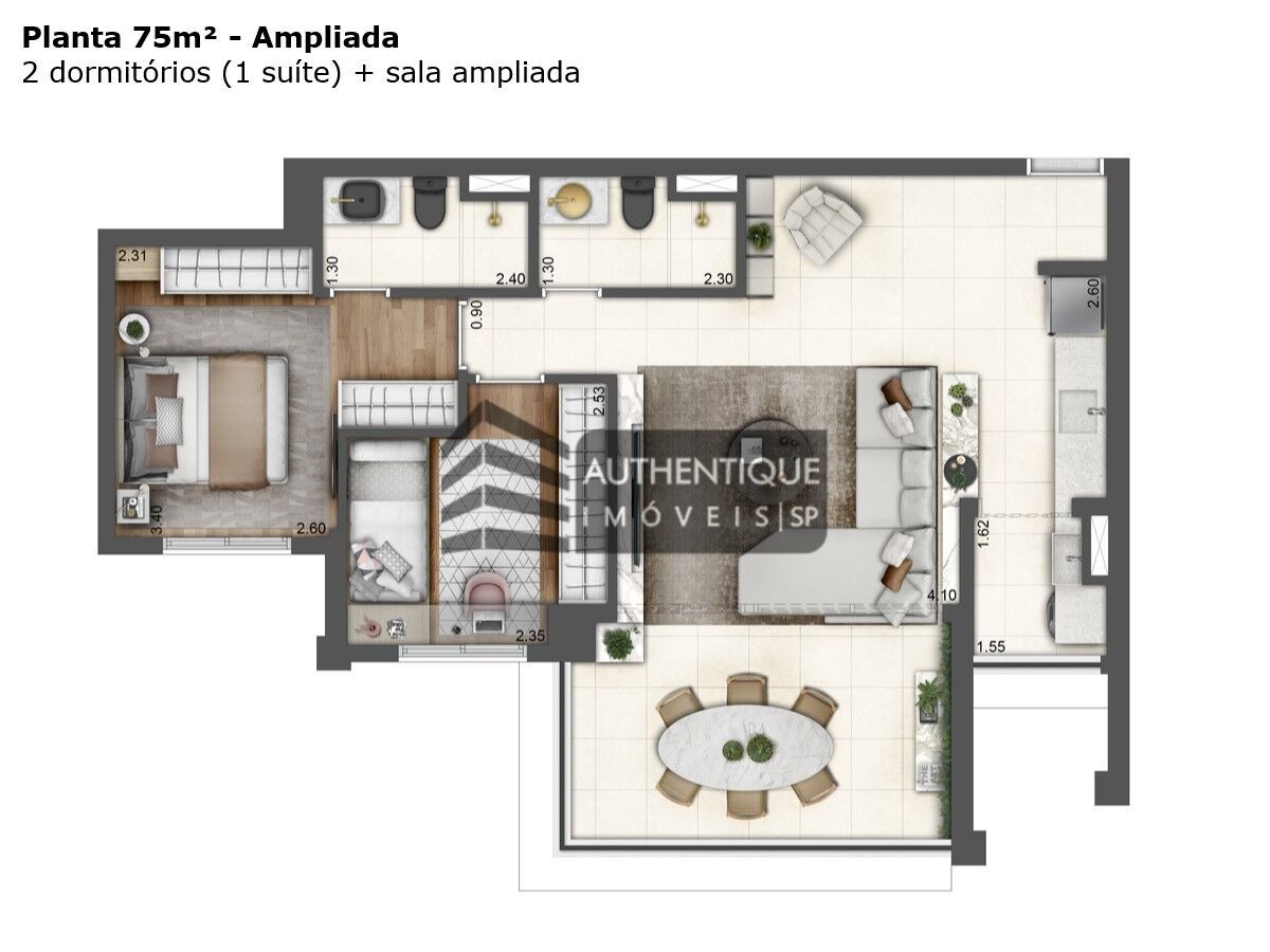 Apartamento à venda com 1 quarto, 31m² - Foto 20