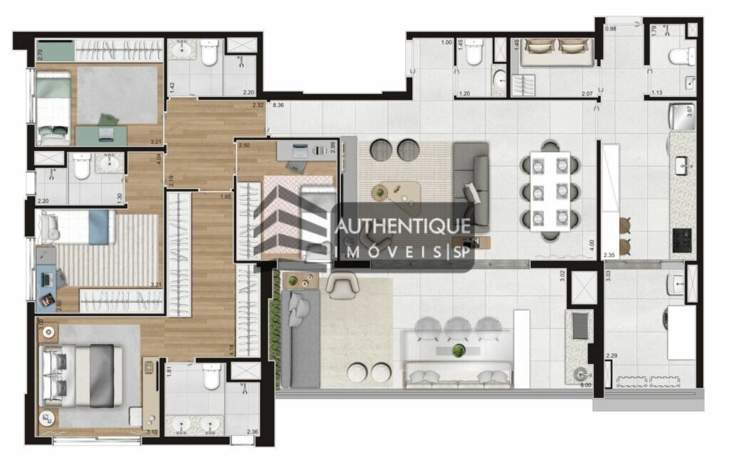 Apartamento à venda com 4 quartos, 158m² - Foto 24