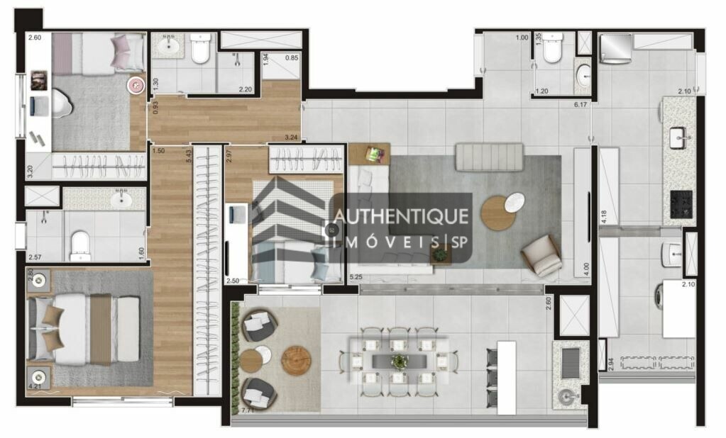 Apartamento à venda com 4 quartos, 158m² - Foto 21