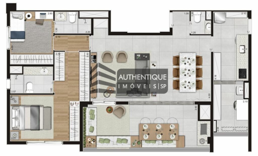 Apartamento à venda com 4 quartos, 158m² - Foto 22