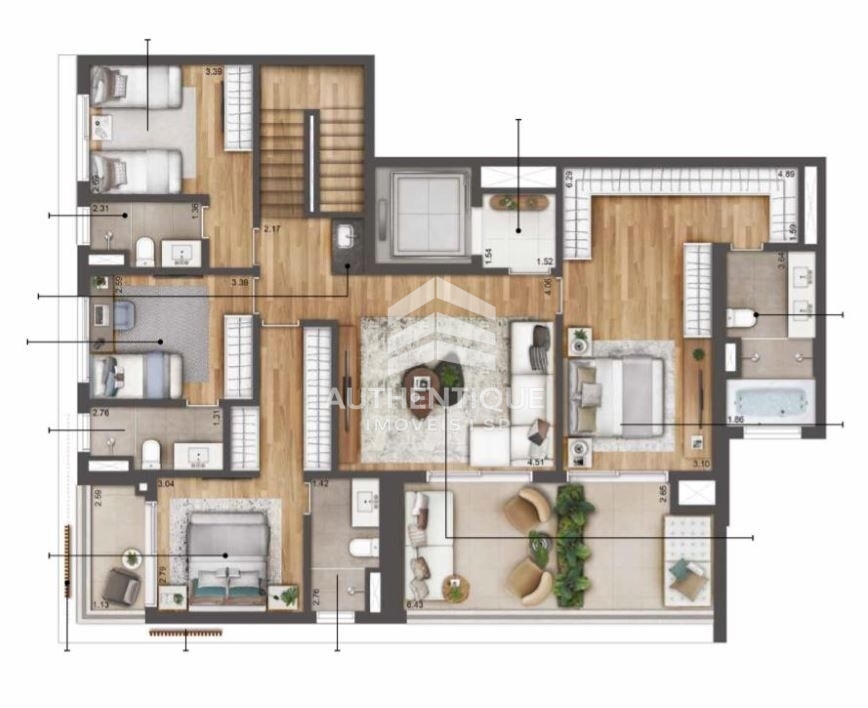 Apartamento, 3 quartos, 147 m² - Foto 48