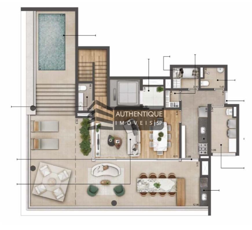 Apartamento à venda com 3 quartos, 147m² - Foto 49