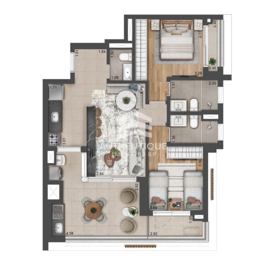 Apartamento, 3 quartos, 147 m² - Foto 47