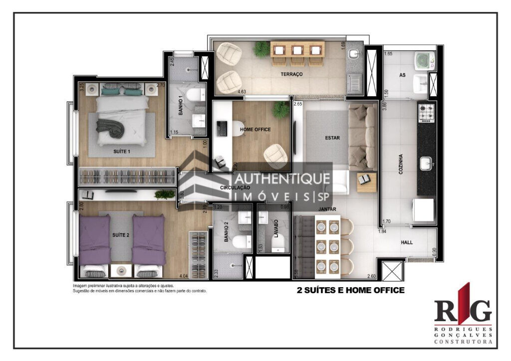 Apartamento à venda com 3 quartos, 83m² - Foto 27