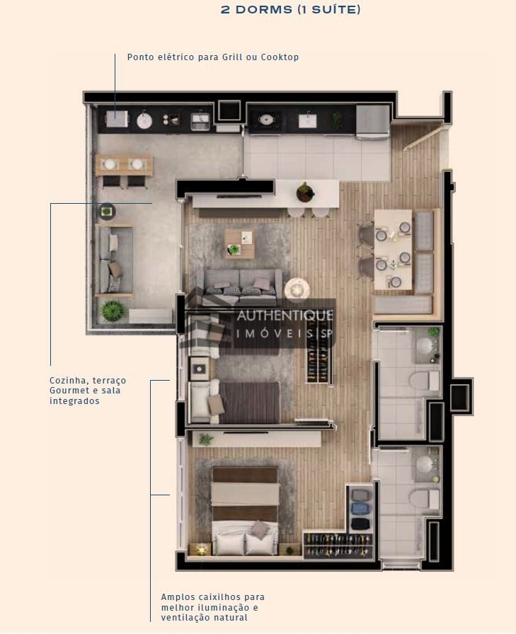 Apartamento à venda com 2 quartos, 65m² - Foto 22