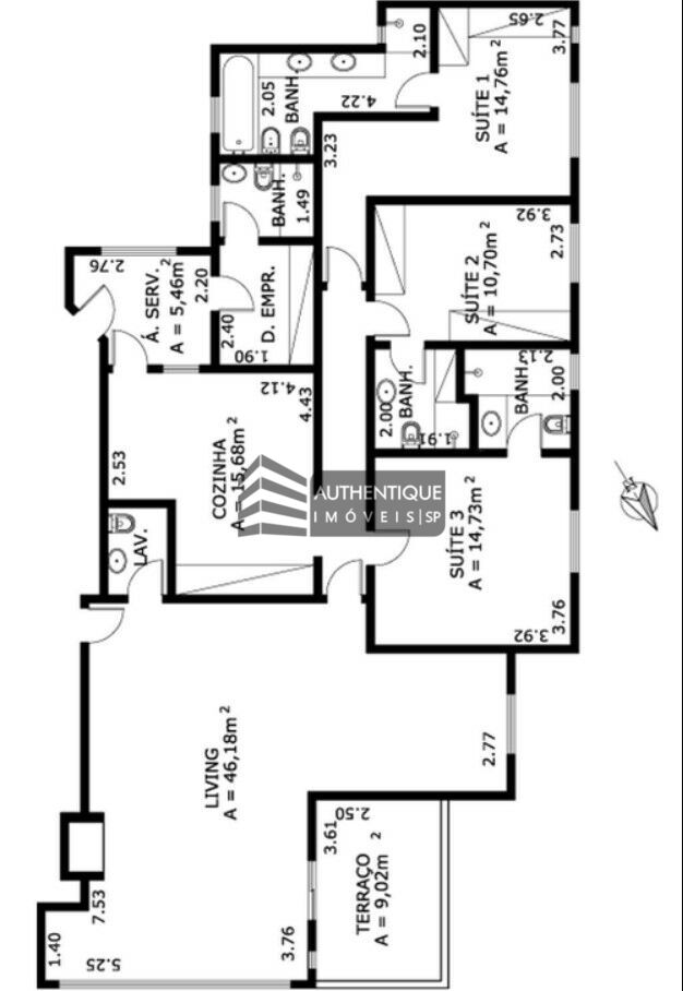 Cobertura à venda com 4 quartos, 360m² - Foto 44