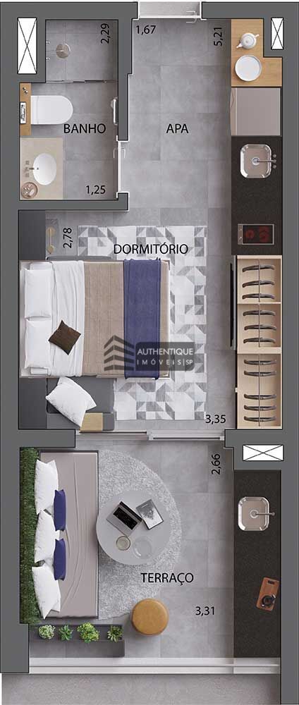 Apartamento à venda com 2 quartos, 60m² - Foto 27