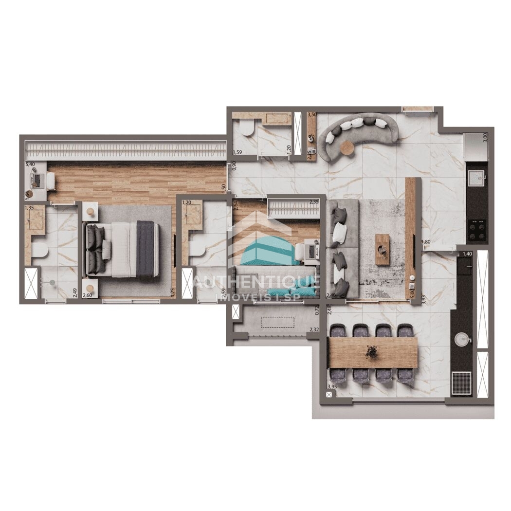 Apartamento, 2 quartos, 58 m² - Foto 21