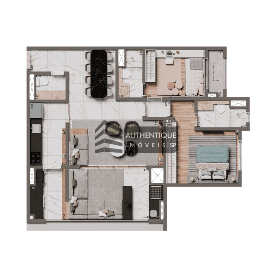 Apartamento à venda com 2 quartos, 58m² - Foto 22