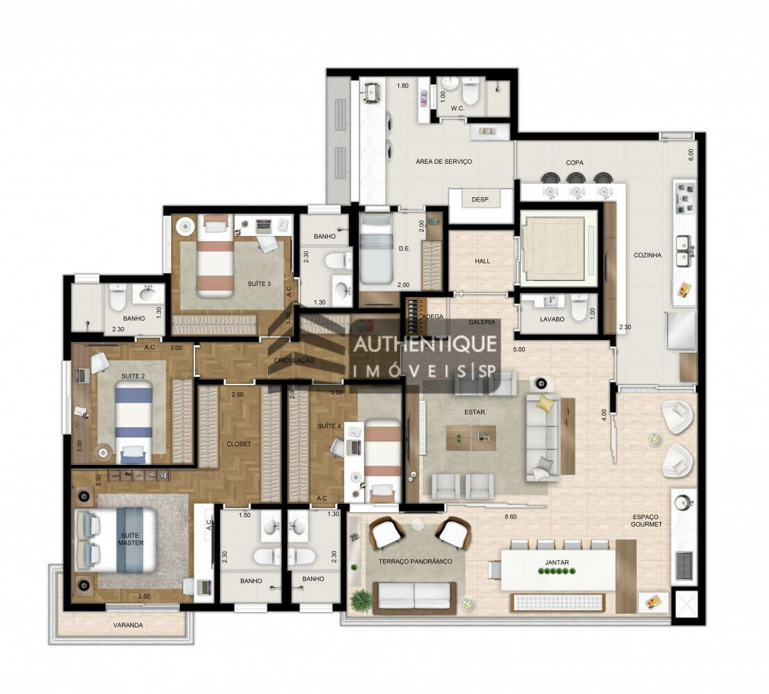 Apartamento à venda com 2 quartos, 315m² - Foto 31