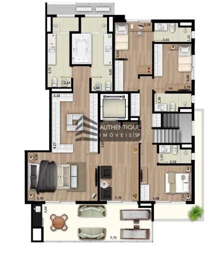 Apartamento à venda com 3 quartos, 189m² - Foto 20