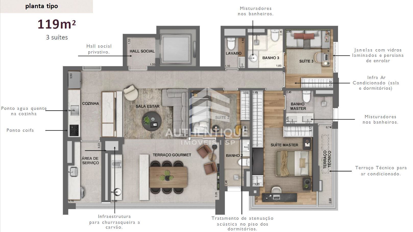 Apartamento, 2 quartos, 66 m² - Foto 23