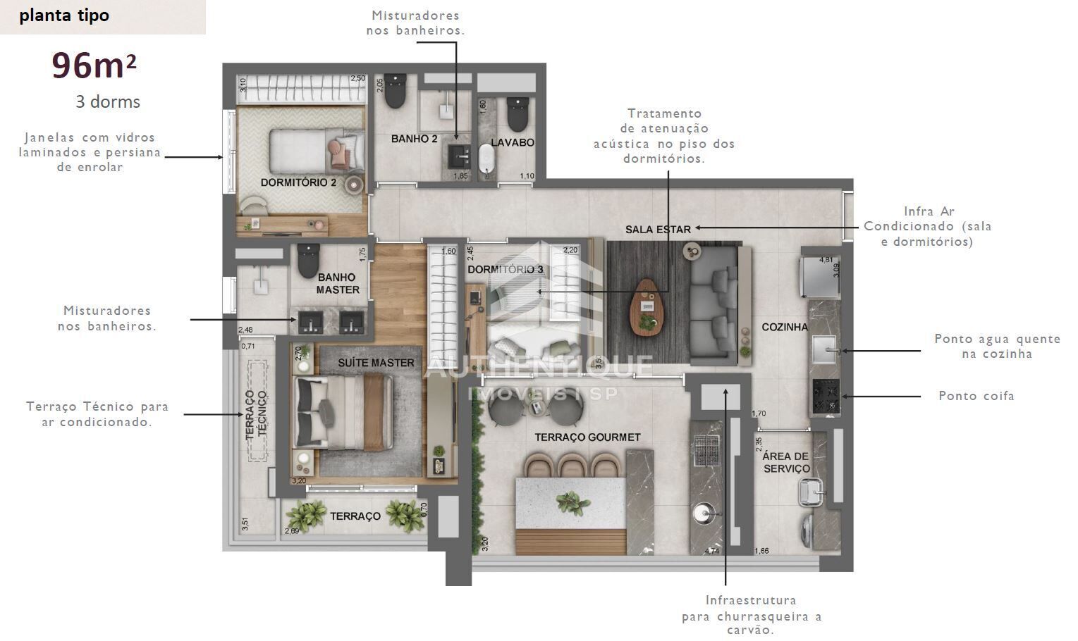Apartamento, 2 quartos, 66 m² - Foto 21