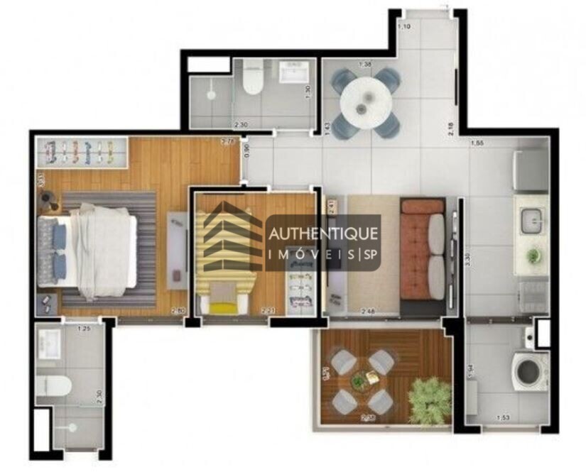 Apartamento à venda com 2 quartos, 56m² - Foto 14