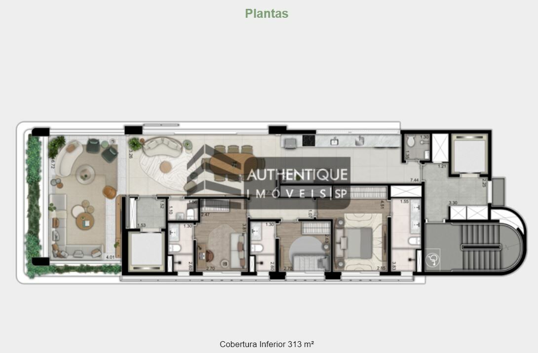 Cobertura à venda com 3 quartos, 283m² - Foto 8