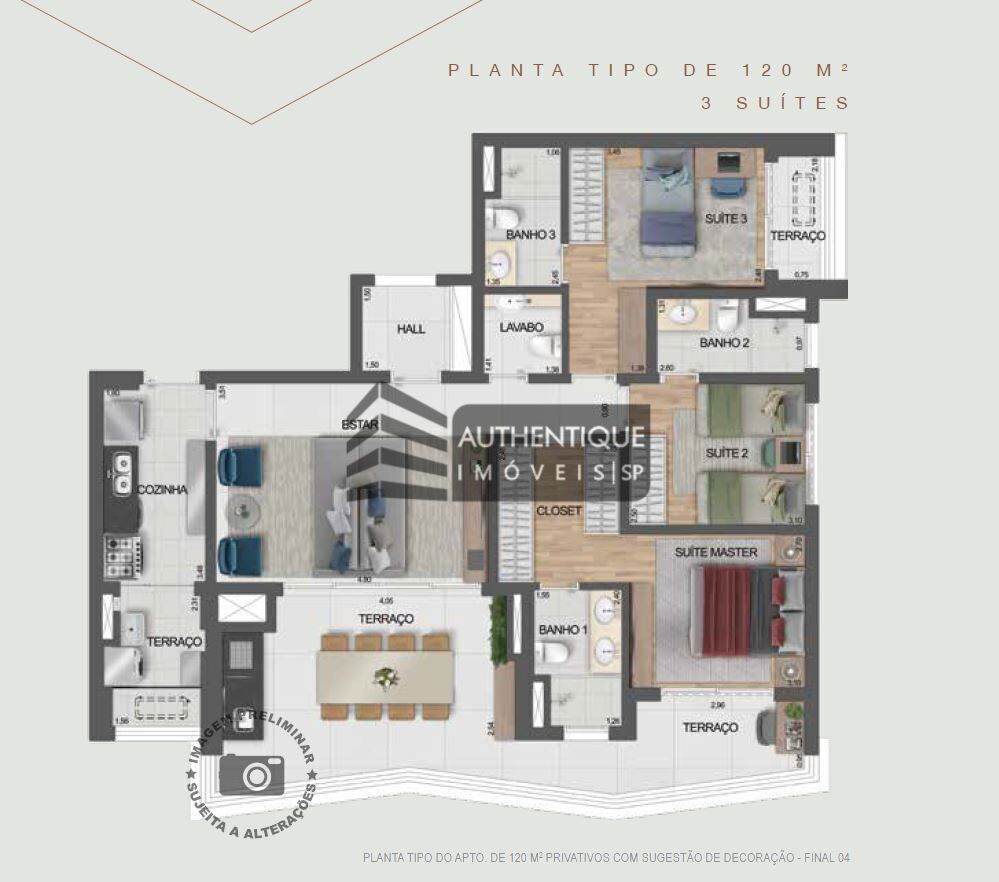 Apartamento à venda com 4 quartos, 144m² - Foto 51