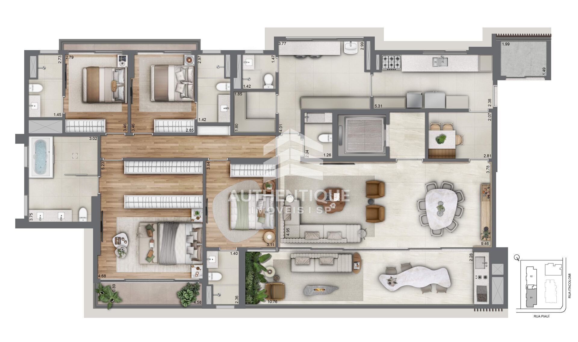 Apartamento, 4 quartos, 260 m² - Foto 27