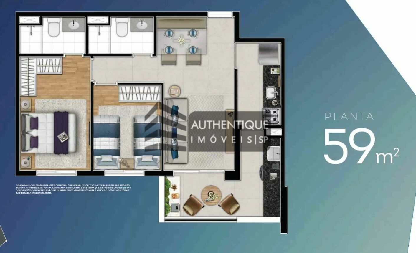 Apartamento à venda com 2 quartos, 89m² - Foto 11